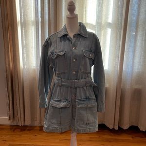 Zara | M | Long sleeve denim dress